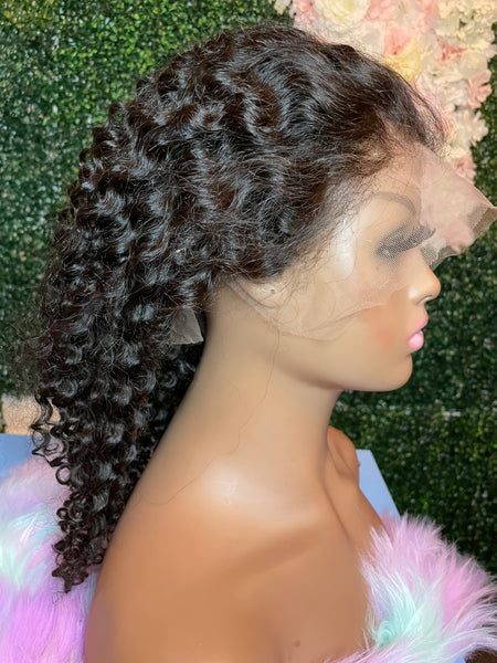 16” 13x4 Deep Curly Frontal Unit