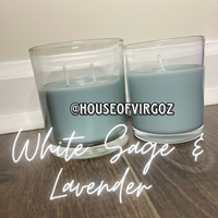 White Sage & Lavender Soy Candle